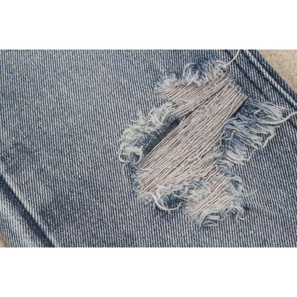 GOTS ткань джинсовой ткани 100% хлопок 13,5 Oz никакая синь простирания не повторно использовала