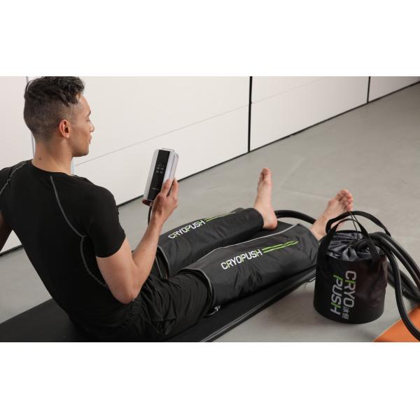 Electric Air Pressure Massage Dual Cold Compression System Full Leg Recovery