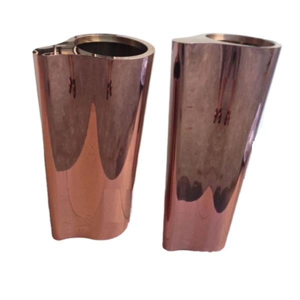 Macetas decorativas de acero inoxidables del metal de los plantadores del pasillo del hotel