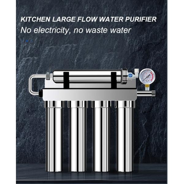 Durable Latest Household 5 Stages Stainless Steel Tankless Water Filtration System Purifier
