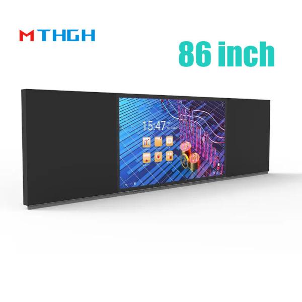 86 Inch Wall Mounted Smart Digital Blackboard with 4K Resolution for Classroom Teaching