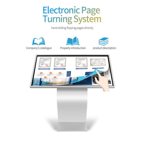 OEM Horizontal Touch Screen Kiosk 43 Inch Interactive Signage Display