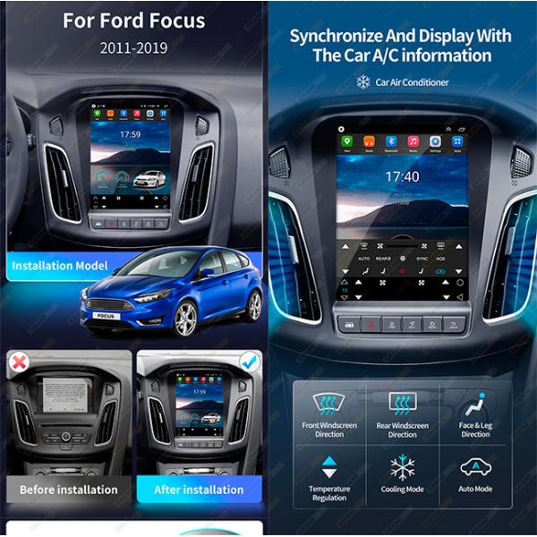 Android 11 Ford Focus 3 Радио 8core 8+128G Навигация Автомобильный стерео MK3 2011-2019 Ford Focus 3 Радио