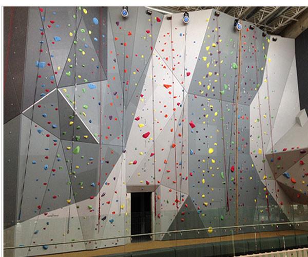 ODM Rock Climbing Wall Playground Equipment , Climbing Wall For Kids