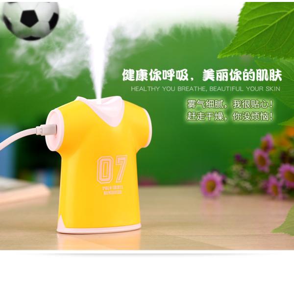 Mini USB Aroma foodball T-shirt humidifier,ultrasonic Aromatherapy Nebulizer/Mist GK-HD02