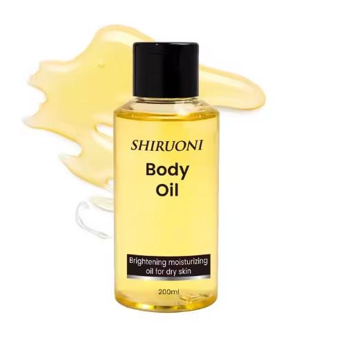 Private Label Organic Vegan Sesame Oil Body Oil With Instant Sun Glow For Tanning Spray For Skin Care