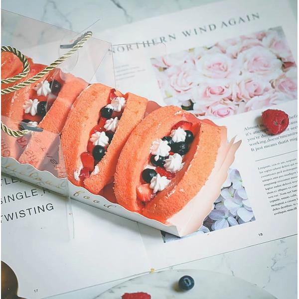 Acceptable Customer's Logo Custom Print Pastry Box for Donut Sushi Cake Spicy Sauce