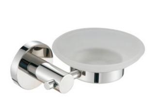 Soap Dish 83702-Polish &Round &stainless steel 304&glass& bathroom &kitchen&Sanitary Hardware