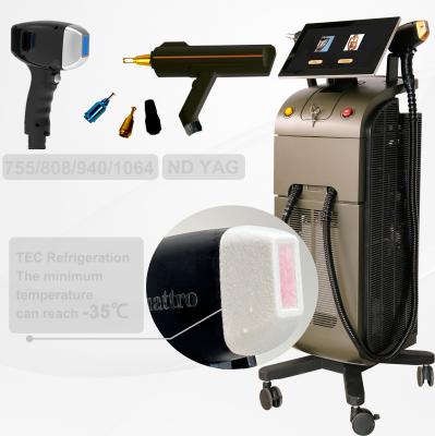 Weifang KM IPL 755 808 Máquina de remoção de pelos a laser de diodo de 1064nm com direção precisa