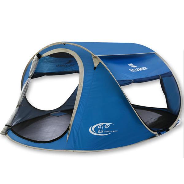 Convenient Pop Up Beach Tent , Instant Camping Tents With Sunshade Cover