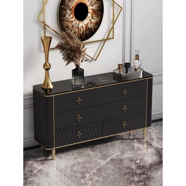 Rock Plate Modern Luxury Sideboard Cabinets Multifunctional Metal Locker Storage Custom