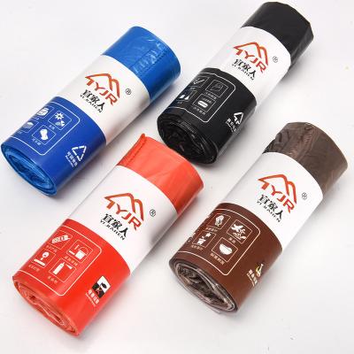 Convenient Disposable Plastic Drawstring Garbage Bag for Can Liners in HDPE Material