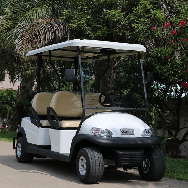 Electric Golf Carts Featuring 5KW AC Motor 48V Lithium Battery and 16 to 1 Rear Axle Ratio for Smooth Driving Experience