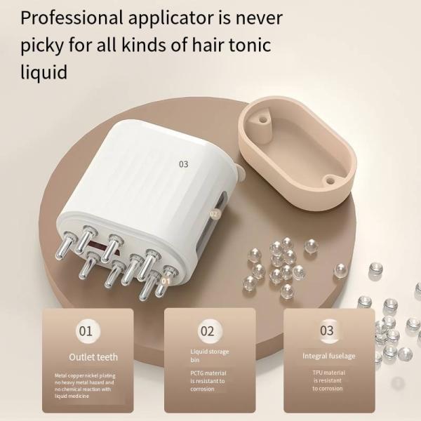 USB Recharge Electric Scalp Massager with Hair Growth Serum Tct221228e004c Safety Standard