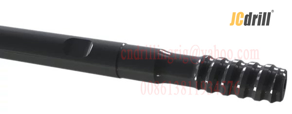 Broca Rod rosqueada aço para os equipamentos de perfuração superiores da rocha do martelo de grande resistência