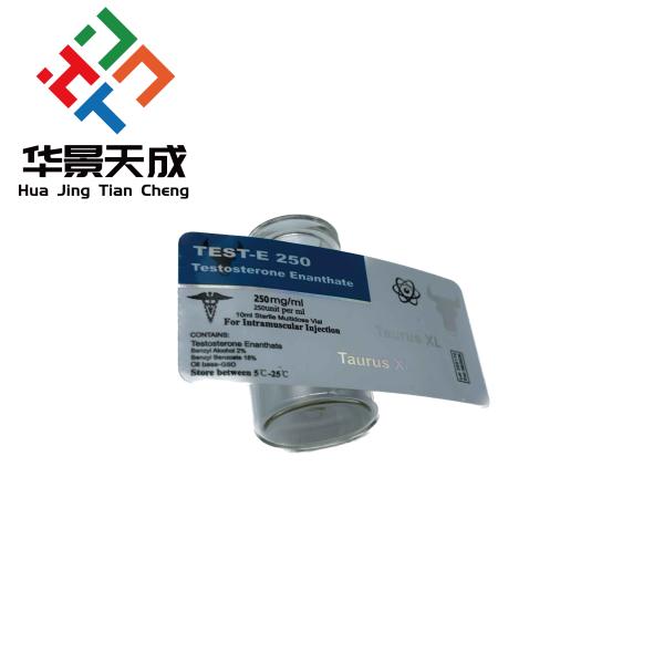 Этикетки пластиковых стеклянных флаконов для печати на горячем штампе для удовлетворения требований клиентов