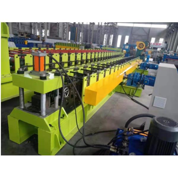 41*41 Solar Panel Bracketing Roll Forming Line Non Stop Hydraulic Cutting