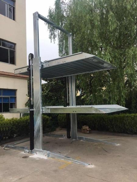 Two Post Triple Parking Lift for 3 Cars Hydraulic Garage Storage Lift