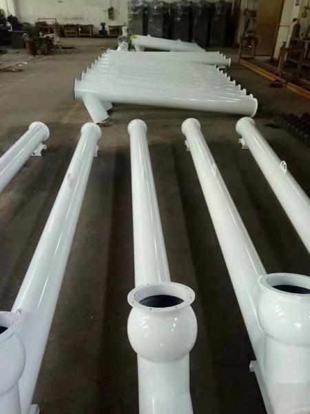 High Performance Cement Screw Conveyor 273 Universal Inlet And Outlet Spouts