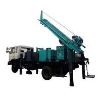 Máquina de perforación de pozos de agua montada en camión de profundidad de 280 m Motor de vehículo de carga de 210 CV