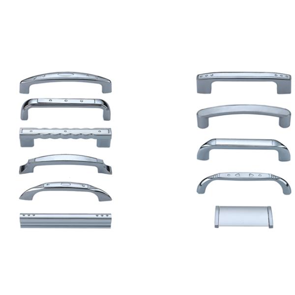 Oval GL8872 Kitchen Cabinet Knobs Chrome Arched Black Dresser Pulls Furniture Handles