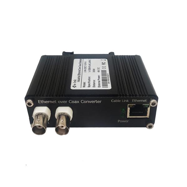 Prolongamento coaxial industrial Cat5UTP até 100m do Internet do trilho do RUÍDO