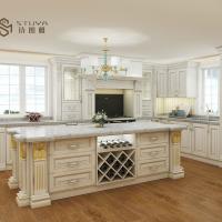 accessoires blancs en bois solides de carcasse de buffets de bois de construction blanc de maison de 1m 2m HPDL