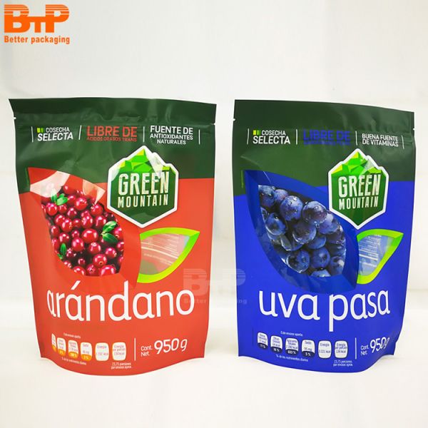 950g Pistachio Nuts Stand up Zipper PET Laminated PE Packaging Pouch for Snack Bag Dried Fruit Doypack Package