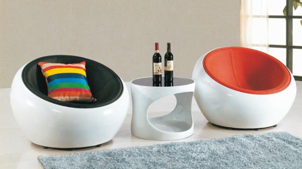 ABS ball chair ABS meeting chair fiber glass coffee meeting table