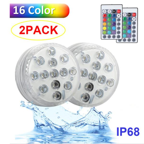 16 Color Submersible LED Lights Aquarium Light