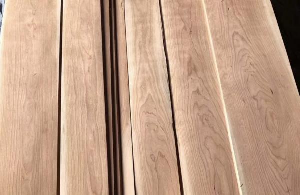 Natural Cherry Veneer Real Wood Veneer For Furniture Manufacturing
