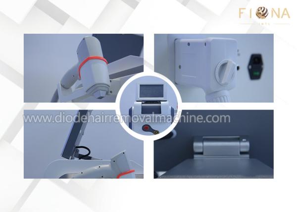 Painless Professional Diode Laser Hair Removal Machine 810nm 600W Stationary Style