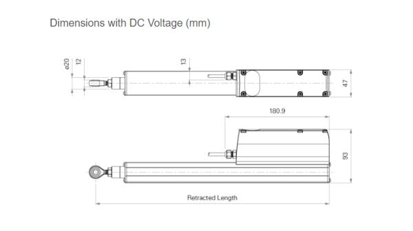 Actuateur de ventilation automatique de fenêtre DC24V 12V 3500 Système de commande à distance de poussée