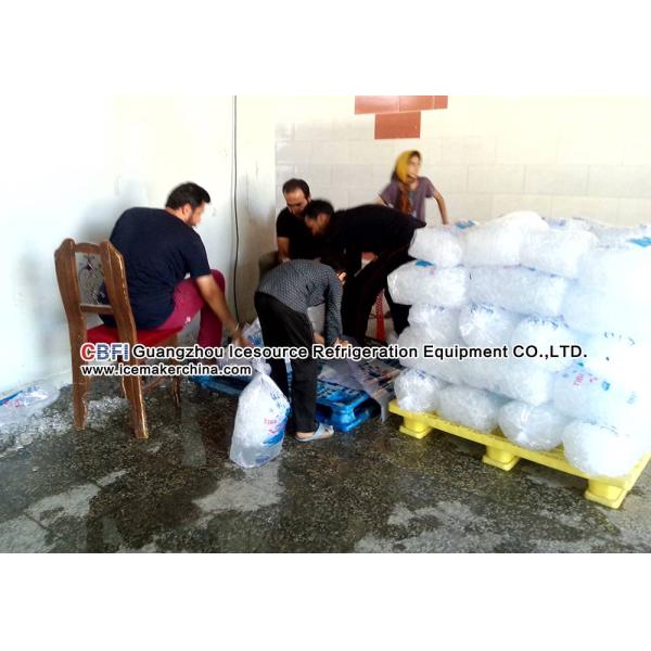 High Production 15 Ton Tube Ice Machine Refrigeration Equipment For Hotel