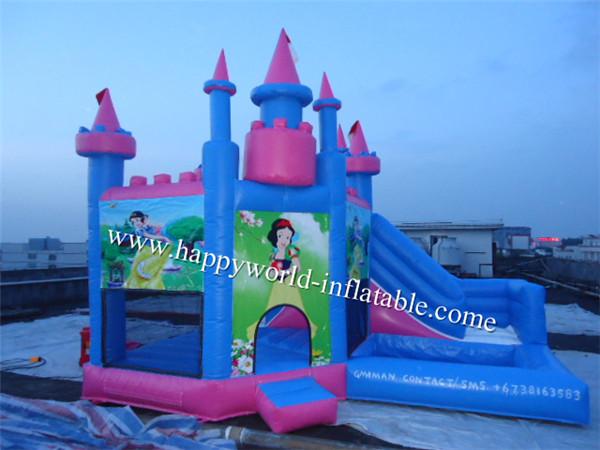 inflatable princess bouncy castle , princess castle bed , princess castle bed