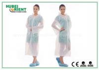 Vestes médicas descartáveis protetoras impermeáveis / Vestes de hospital para mulheres