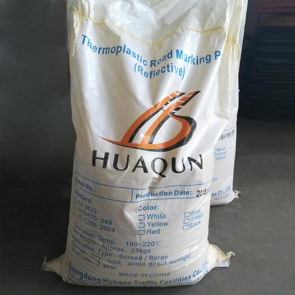 Thermoplastic Road Marking Paint Fast Drying ≤3min with High Temperature Resistance 180-220℃ and Customizable Colors