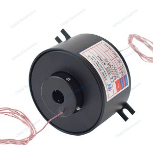 High Speed Slip Ring with Through Hole and T-type thermocouple signal