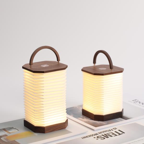 LED Table Night Reading Accordion Light For Camping 3000K RGB
