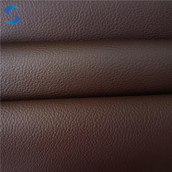 1500 MOQ PVC革面料 入手可能 繊維面料 卸売 偽革面料 袋用防水面料