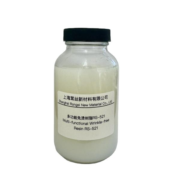 Solid Content 30% 2% Translucent Liquid RS-521 for Wrinkle-free Crease Free Finishing