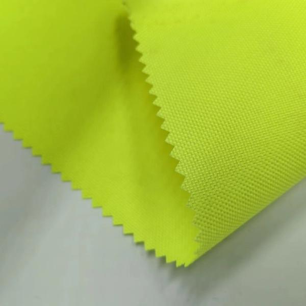 Lime 1000D Nylon Fabric Cordura 0.9mm Thickness Excellent Water Repellency