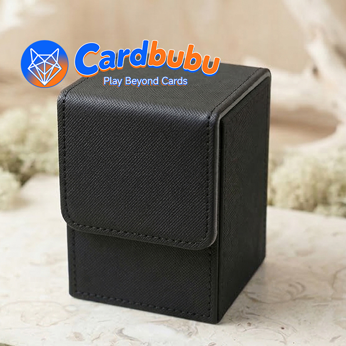 4.13in leather deck holder YuGiOh 100 Toploding pokemon tcg deck box