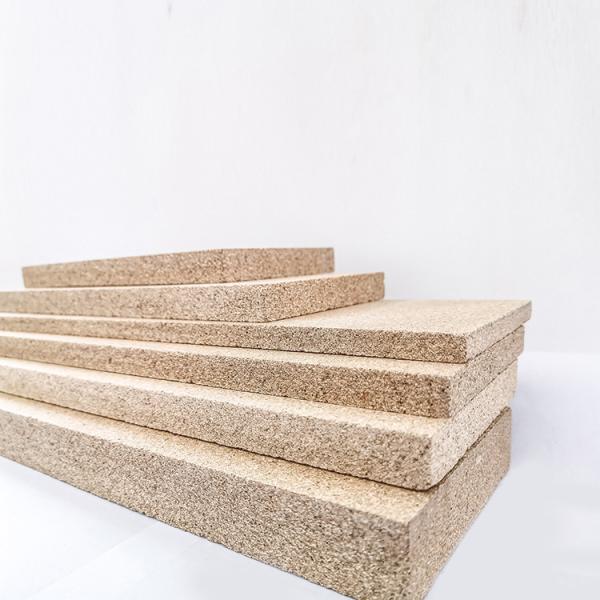 Placa não tóxica bege do fogo da vermiculite do efeito do tijolo à prova de choque para o fogão
