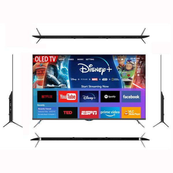75 pulgadas 4K Smart Andorid OLED TV con HDR 60Hz Rate de actualización google Andorid TV plataforma WIFI Interfaz Hotel OLED Televisión