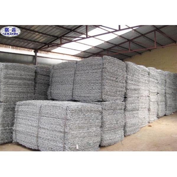 4.0mm Gabion гальванизированное проводом кладут каменные заполненные клетки в коробку для тренировки реки