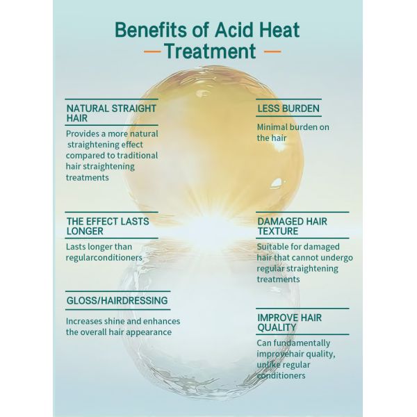 Crème lissante professionnelle à la kératine pour cheveux abîmés et bouclés