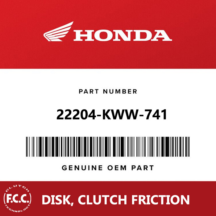 Honda FCC Сцепление Диска Диска трения Для KWW WAVE110 NBC110