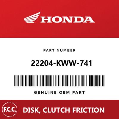 Honda FCC placa de embreagem disco placa de atrito para KWW WAVE110 NBC110