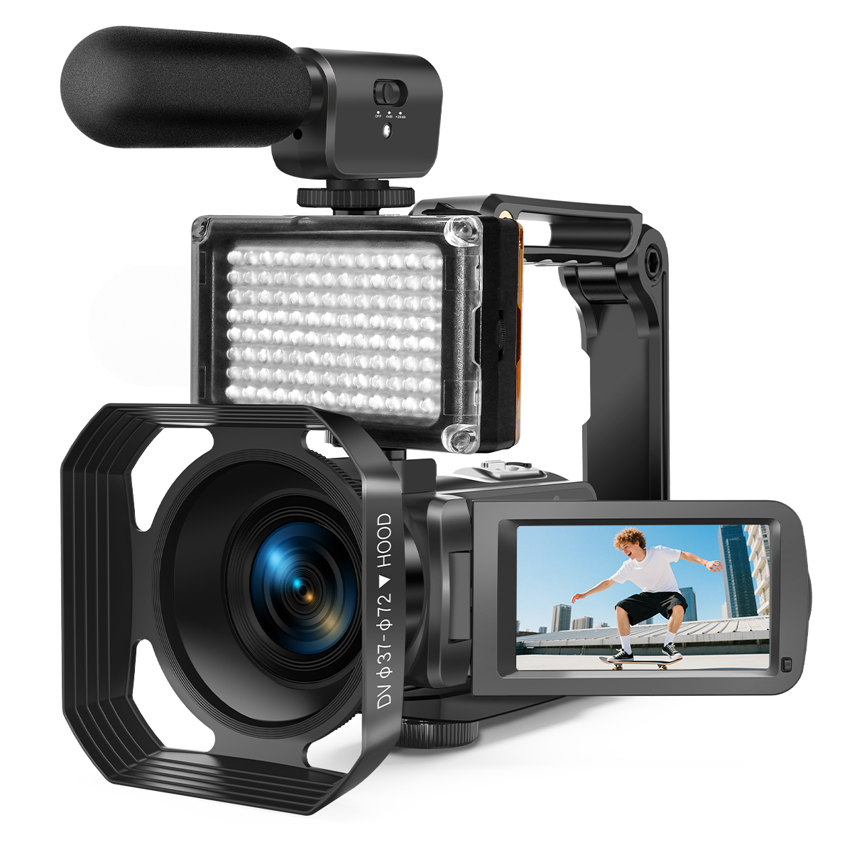 Newest Hot Sale Good Quality 8K 96MP Professional Video Camera with 18X Zoom Anti-Shake WiFi Ideal for Vloggers Photographers